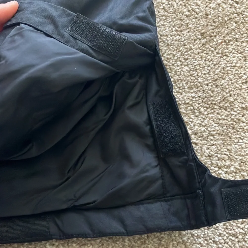 Columbia Black Ski/Snow Pants Zip Up and‎ Snap Youth 10/12